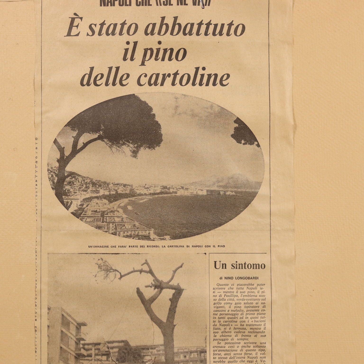 Art Modern Painting View Of Naples Gouache On Cardboard XX Century photo