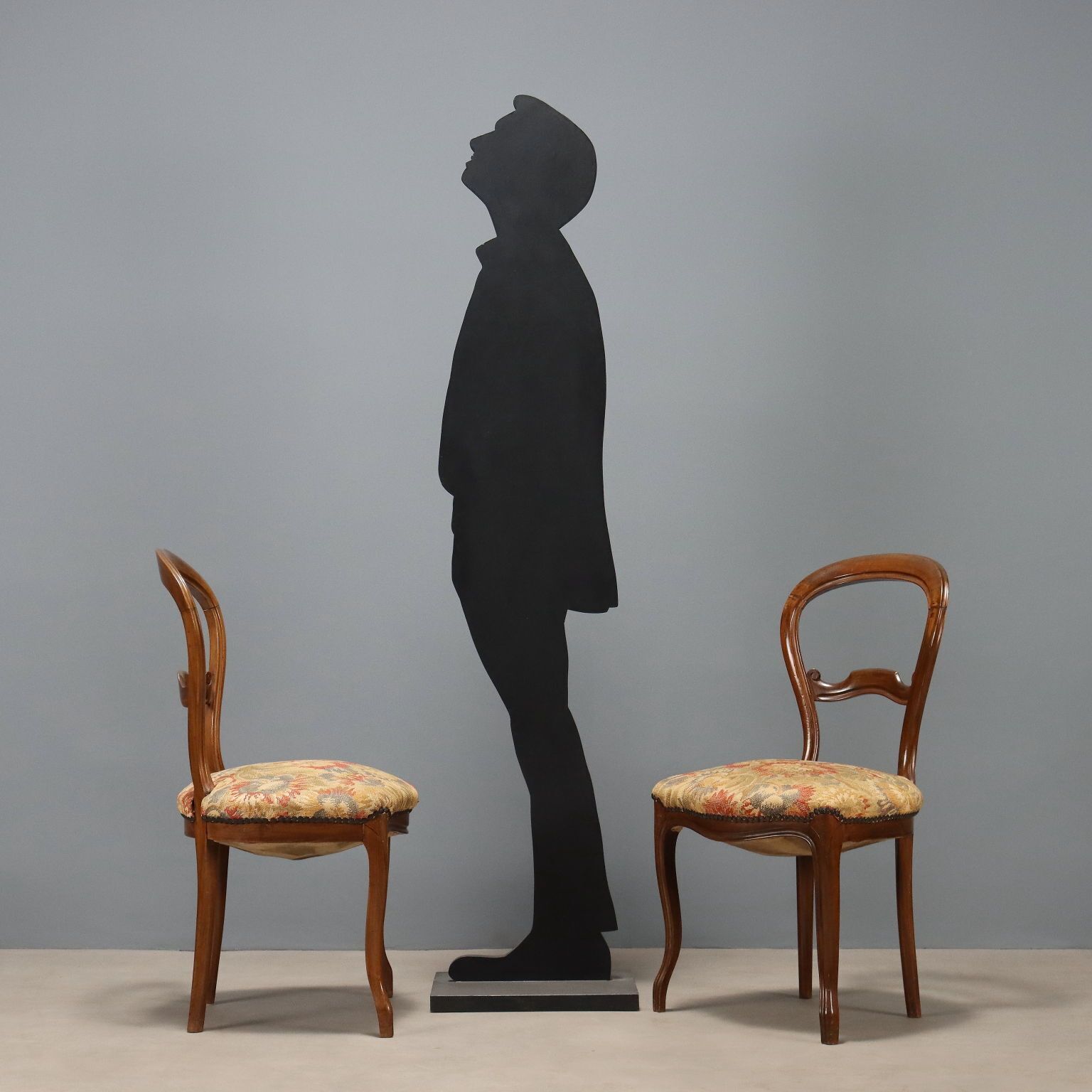 Antique Chairs Louis Philippe Walnut Italy XIX Century photo for sale