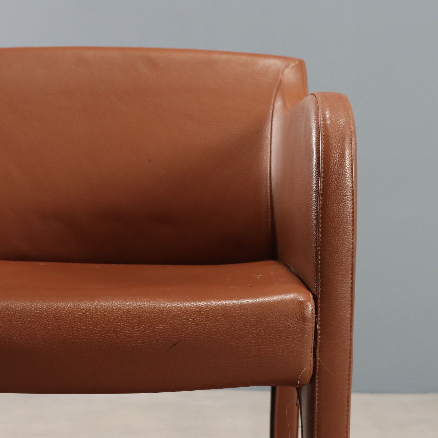 Busnelli System Armchair Vintage Leather Foam Design 2000s photo buy