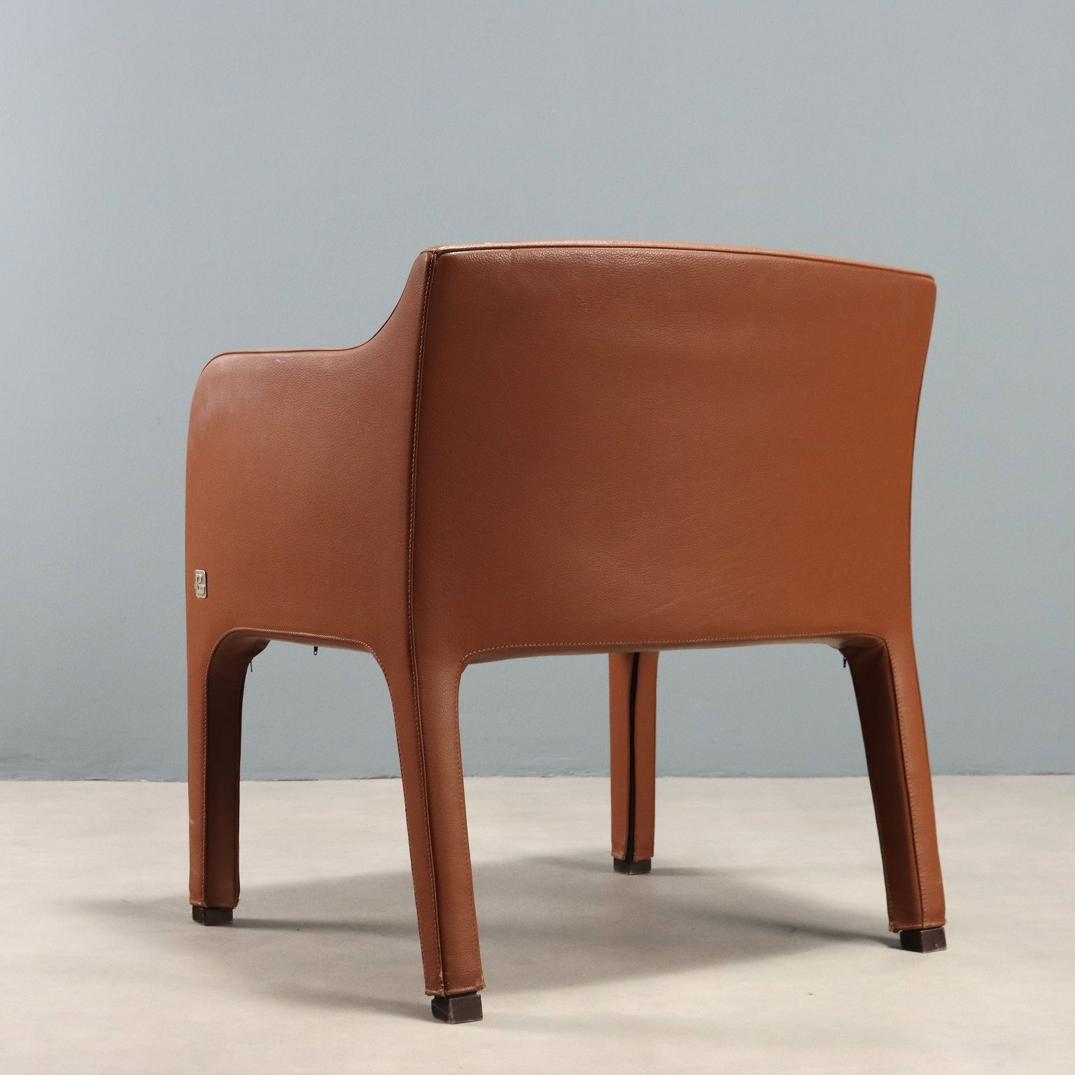 photo for sale Fauteuil Busnelli System en cuir pleine fleur et mousse, vintage, années 2000