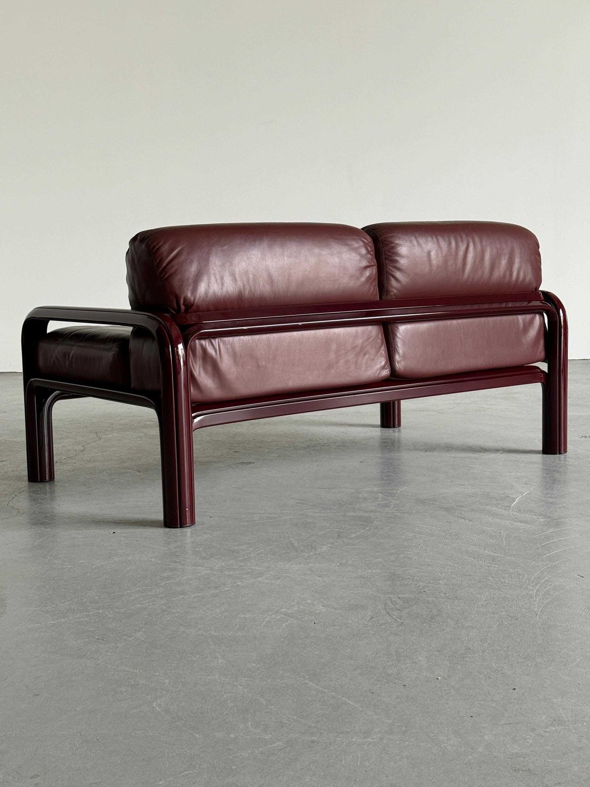 1 Of 2 Gae Aulenti 'Orsay' Loveseat Sofa For Knoll International, 1970s photo 2898.0