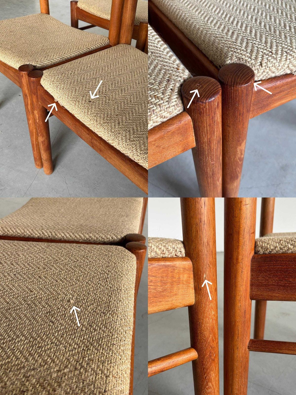 photo buy Set Of 4 Teak Dining Chairs Produced By Bramin, Denmark, Circa 1960s