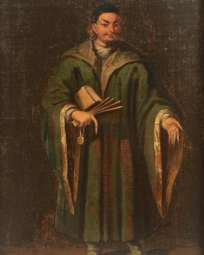 Portraits Of A Sultan And A Chinese Calligrapher photo furniture