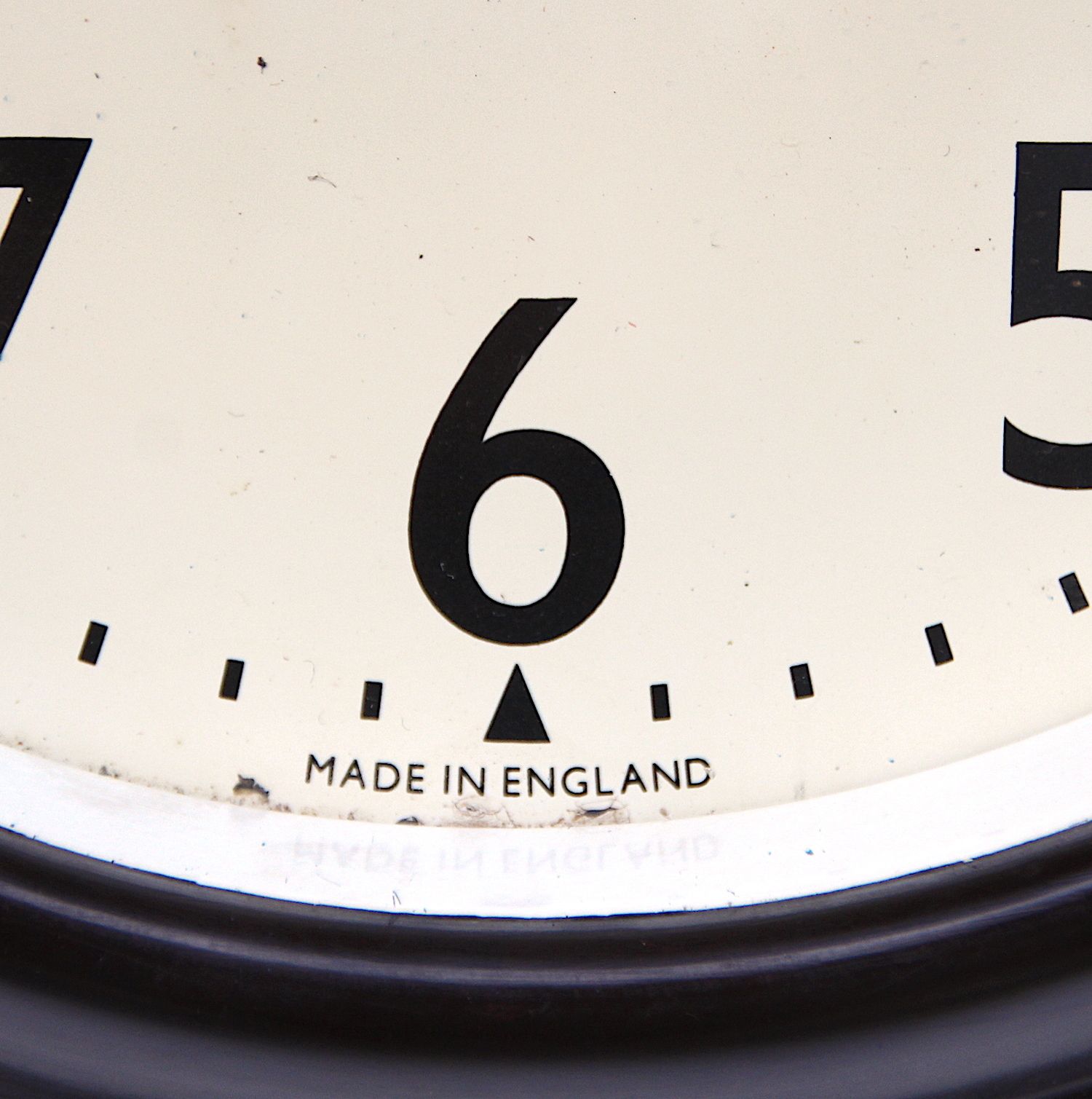 photo for sale 1950s British Bakelite Vintage School / Railway Wall Clock. Fully Guaranteed. London Timepiece