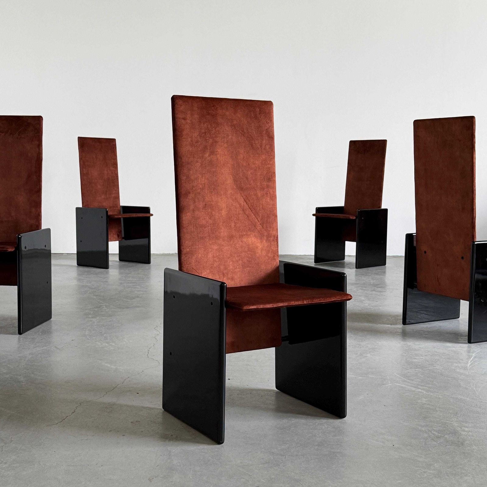 Set Of 6 Kazuki Chairs By Kazuhide Takahama For Gavina, 1968 Italy photo furniture