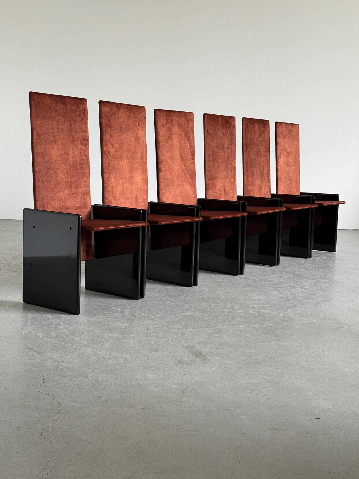 Set Of 6 Kazuki Chairs By Kazuhide Takahama For Gavina, 1968 Italy photo Furniture