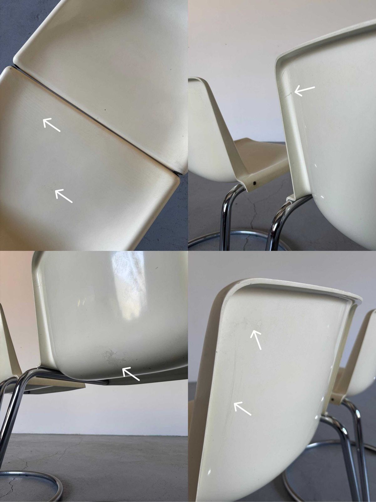 832.0 Pair Of ‘Alessia’ Dining Chairs By Giotto Stoppino For Driade, 1970s photo