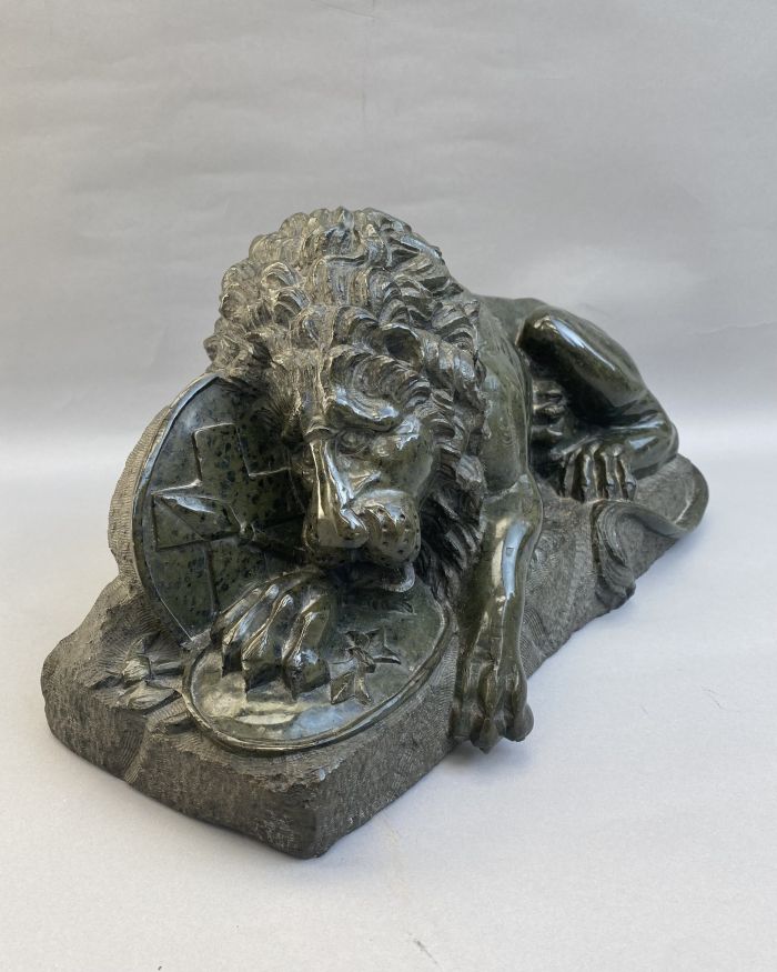 Grand Tour Sculpture Of The Lion Of Lucerne photo Garden Decor