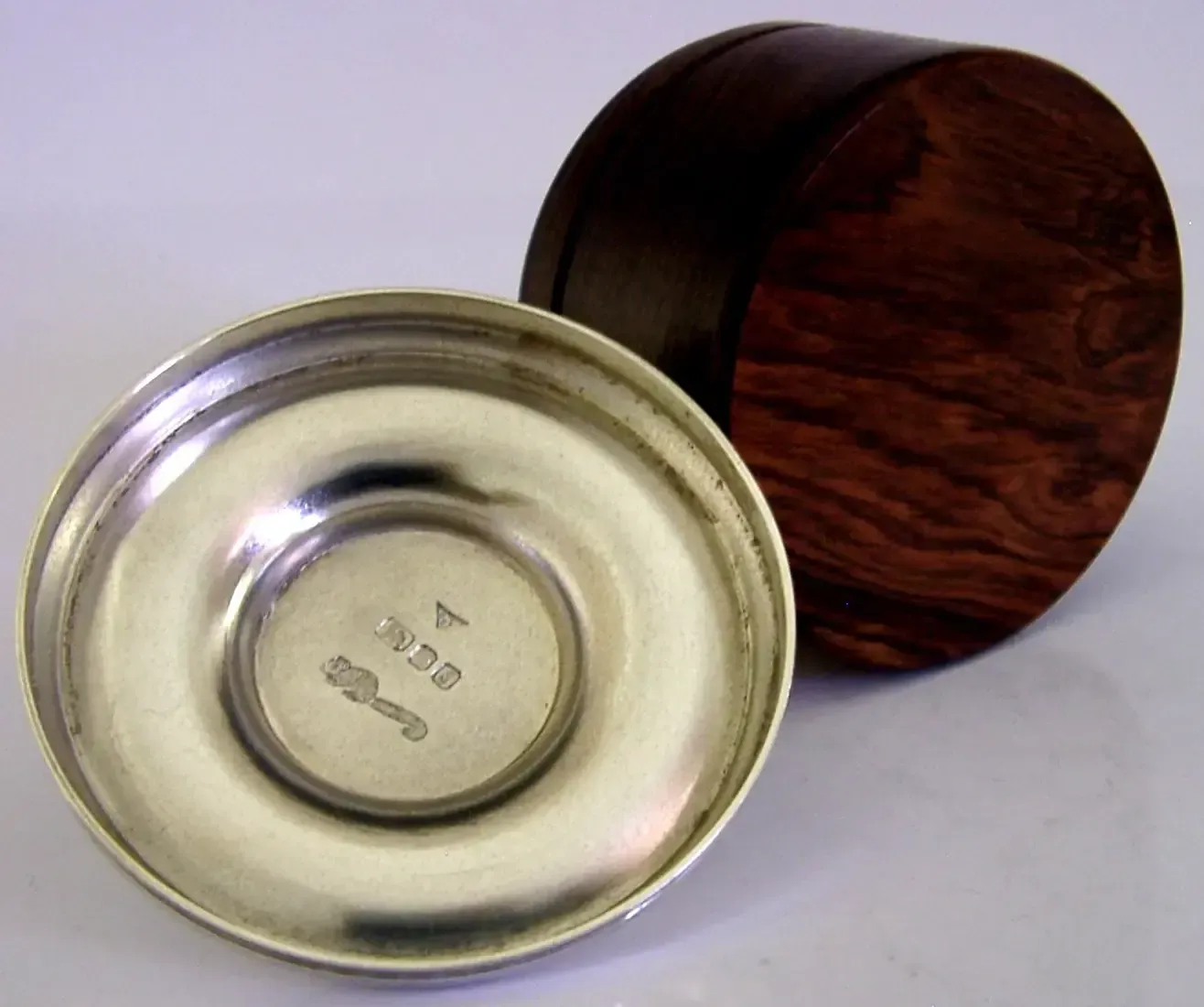 Superb Brian Fuller English Sterling Silver Wooden Box Glis Glis Dormouse 1992 photo vinterior