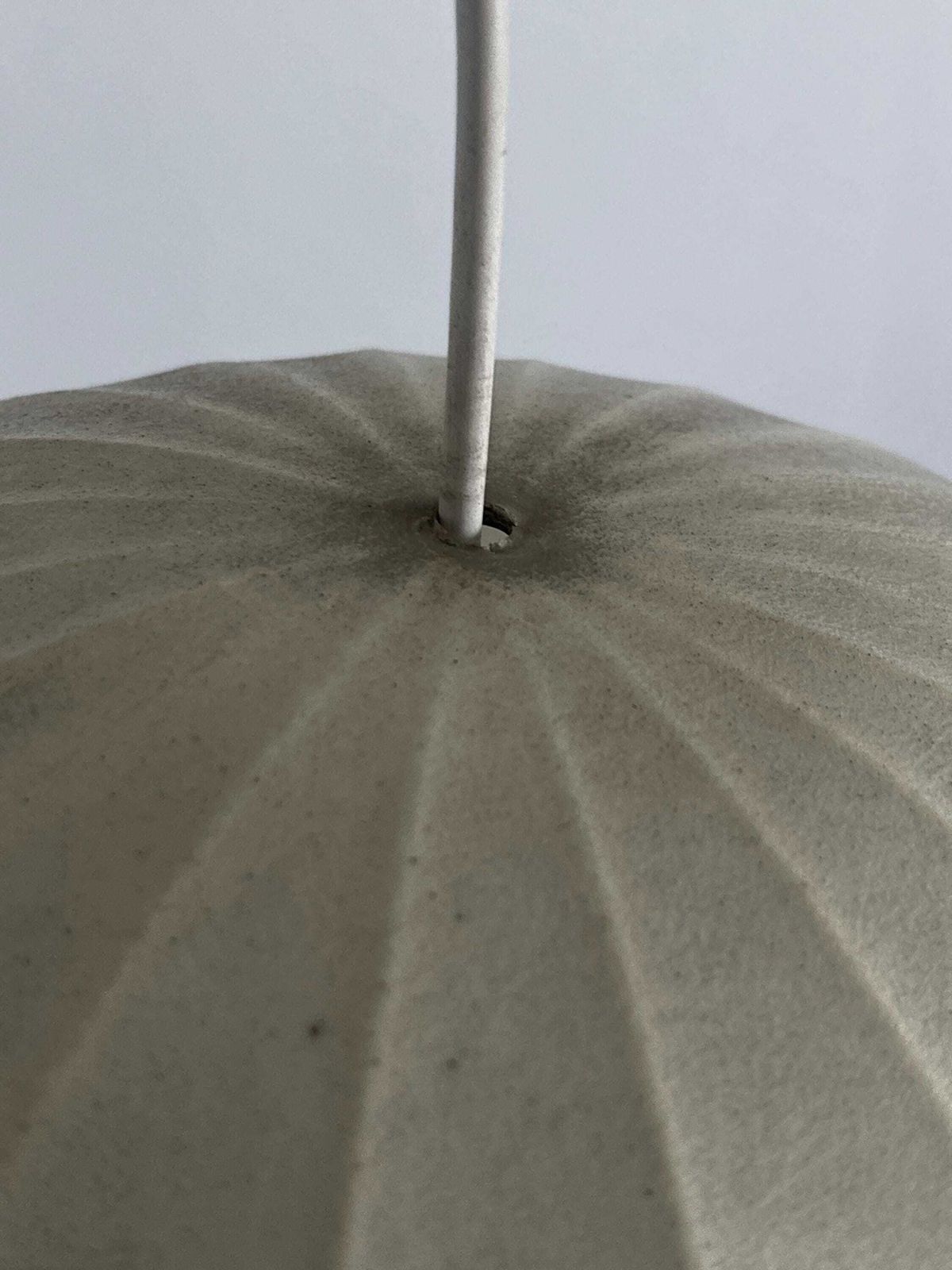 photo for sale Mid Century Cocoon Pendant Lamp In Style Of Achille Castiglioni, 1960s