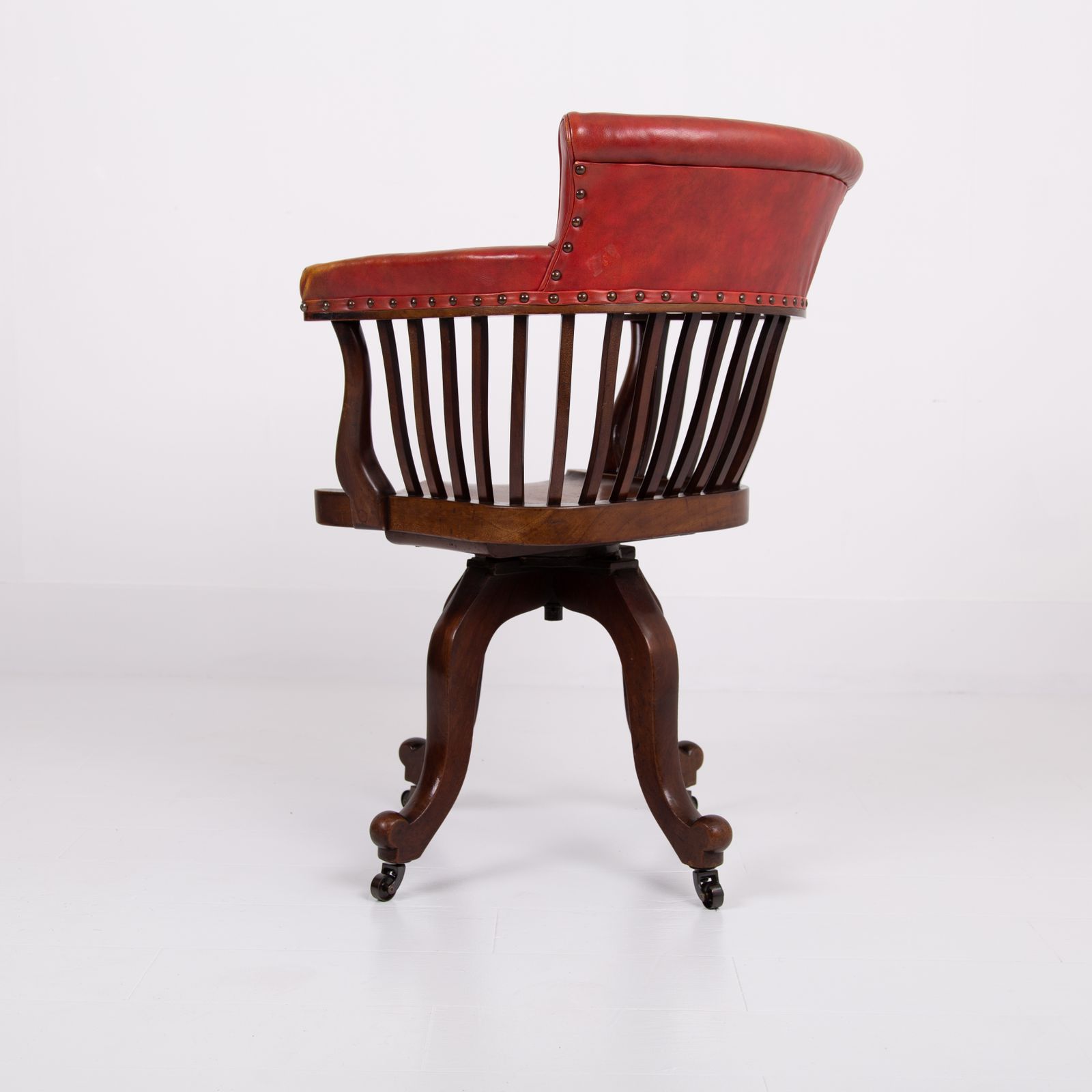 Antique Revolving Desk Chair C1900 photo vinterior