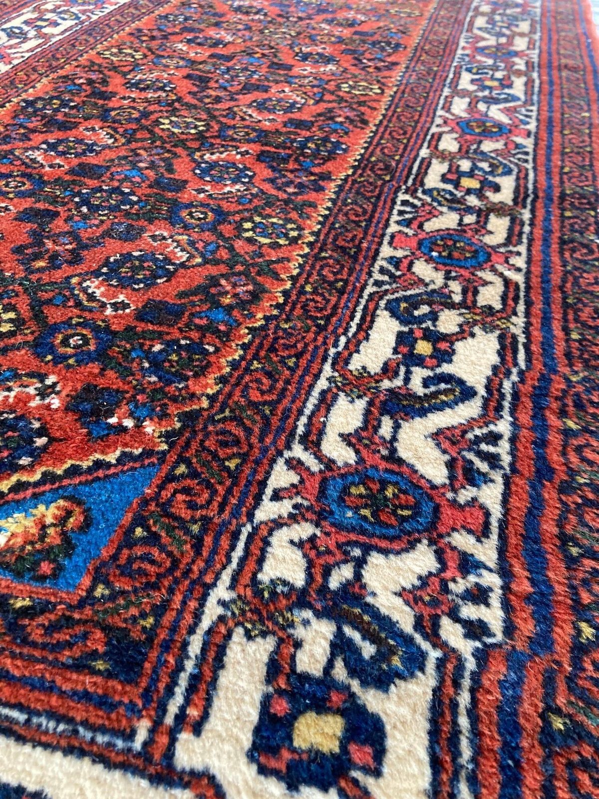 Vintage Hamadan Runner 2.83m X 0.76m photo vintage