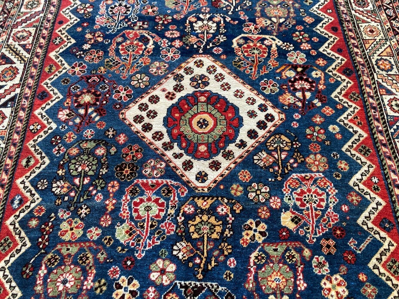 Antique Qashqai Rug 1.86m X 1.27m photo buy