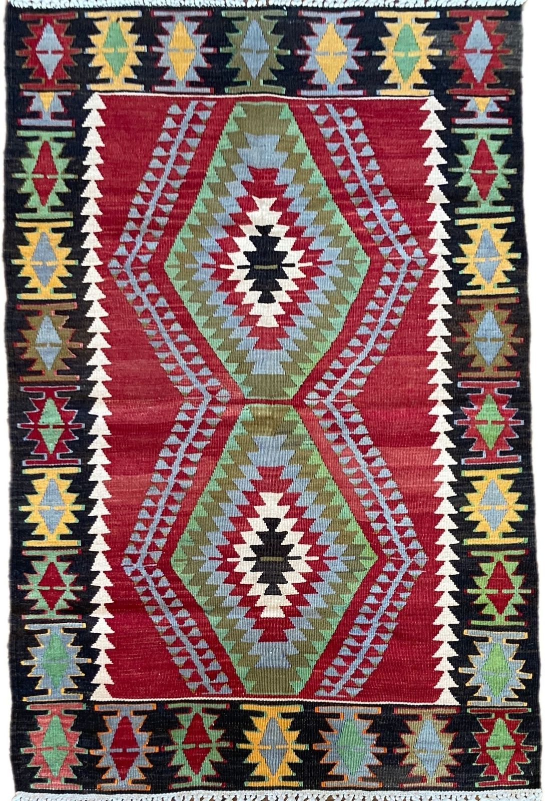Vintage Anatolian Kilim 1.55m X 0.97m