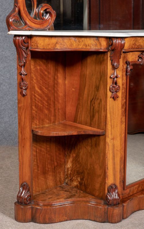Victorian Walnut Mirror Back Credenza photo buy