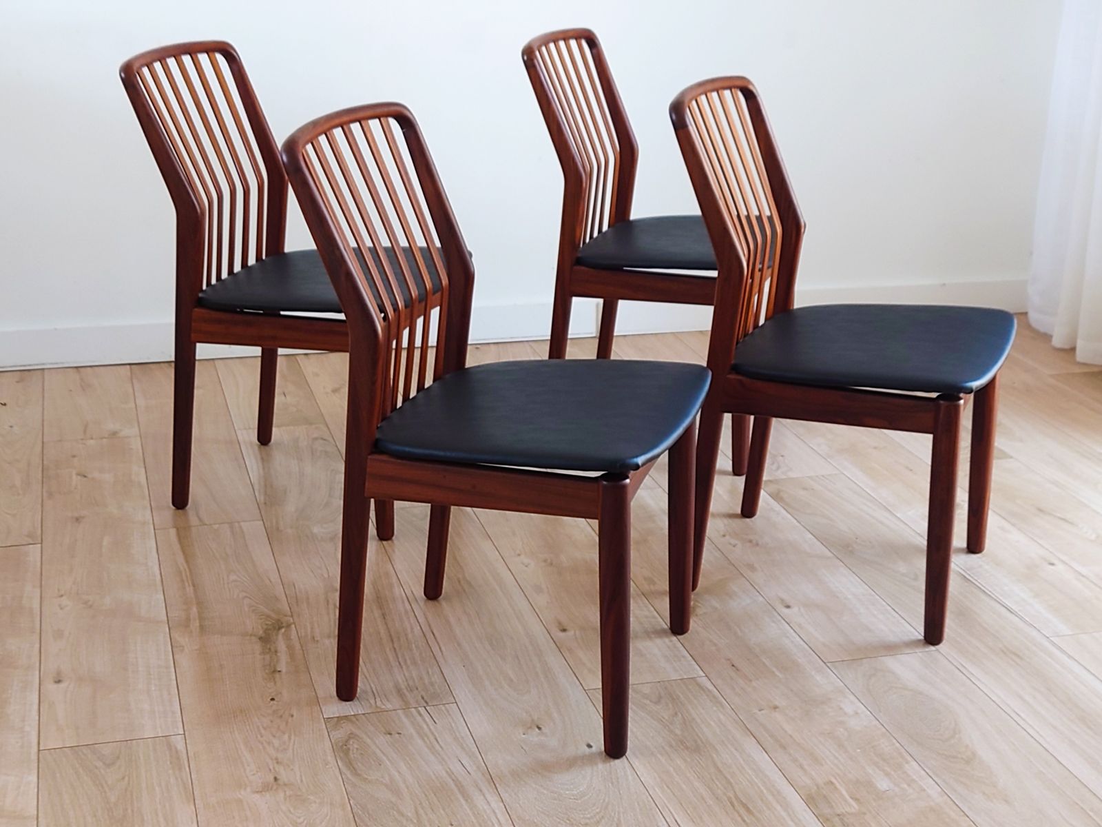 Mid Century Retro Danish Dining Chairs By Svenda Aage Madsena photo vintage