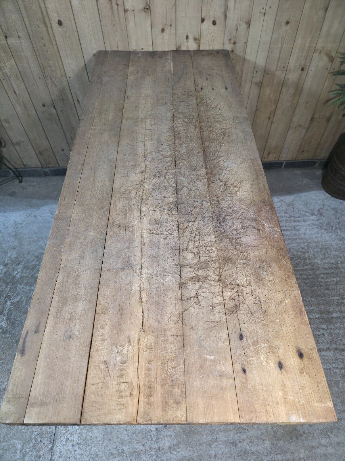 Old Antique Primitive Rustic Hungarian Wooden Butchers Prep Table Kitchen Island photo 495.0