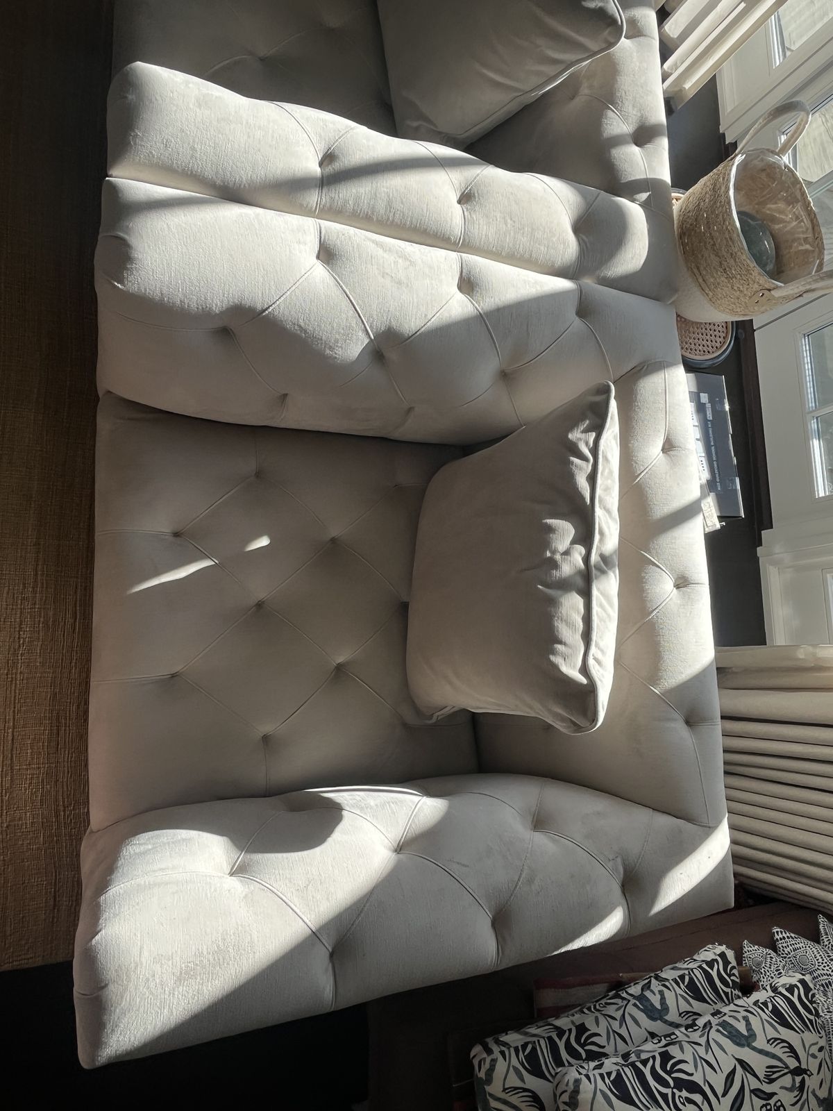 photo buy Eichholz Cesare 1x 3 Person Sofa, Cushions And 2no. Armchairs   Virtually Unused