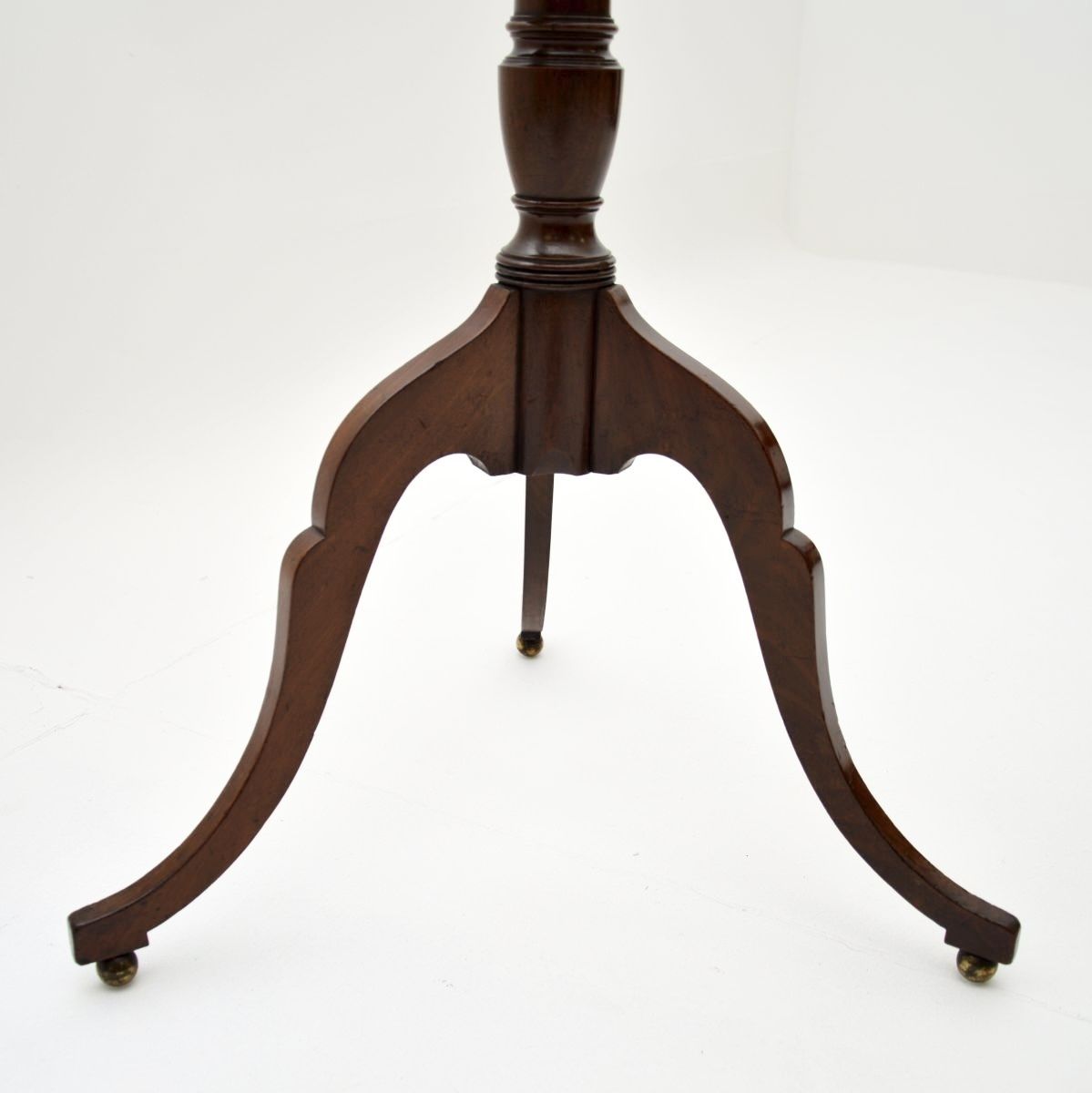 Antique Georgian Mahogany Tilt Top Occasional Table photo buy