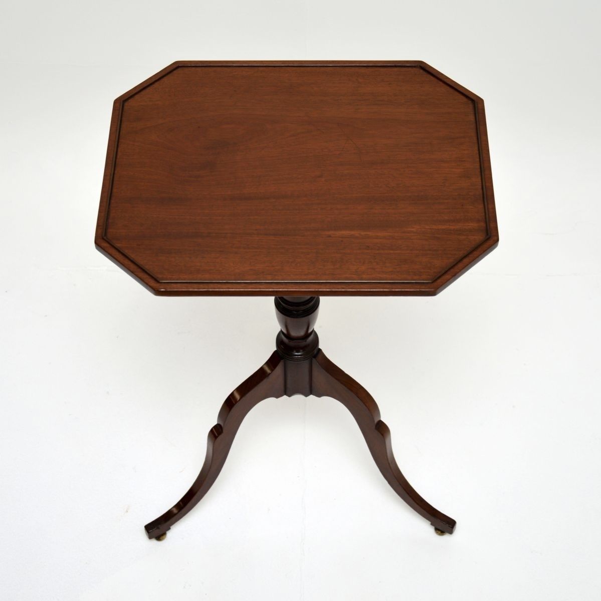 photo for sale Antique Georgian Mahogany Tilt Top Occasional Table