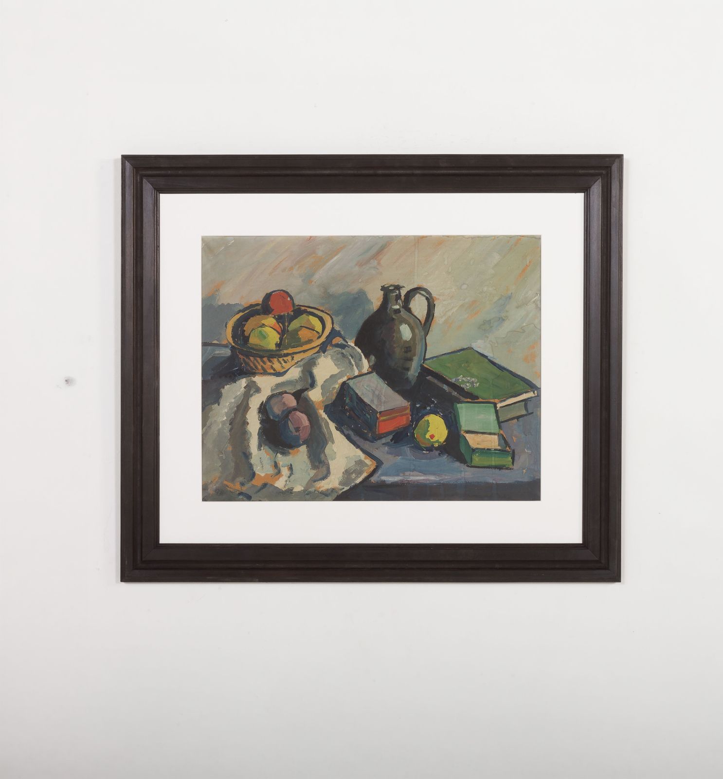 Vintage Still Life Painting, End Of 20th Century photo for sale