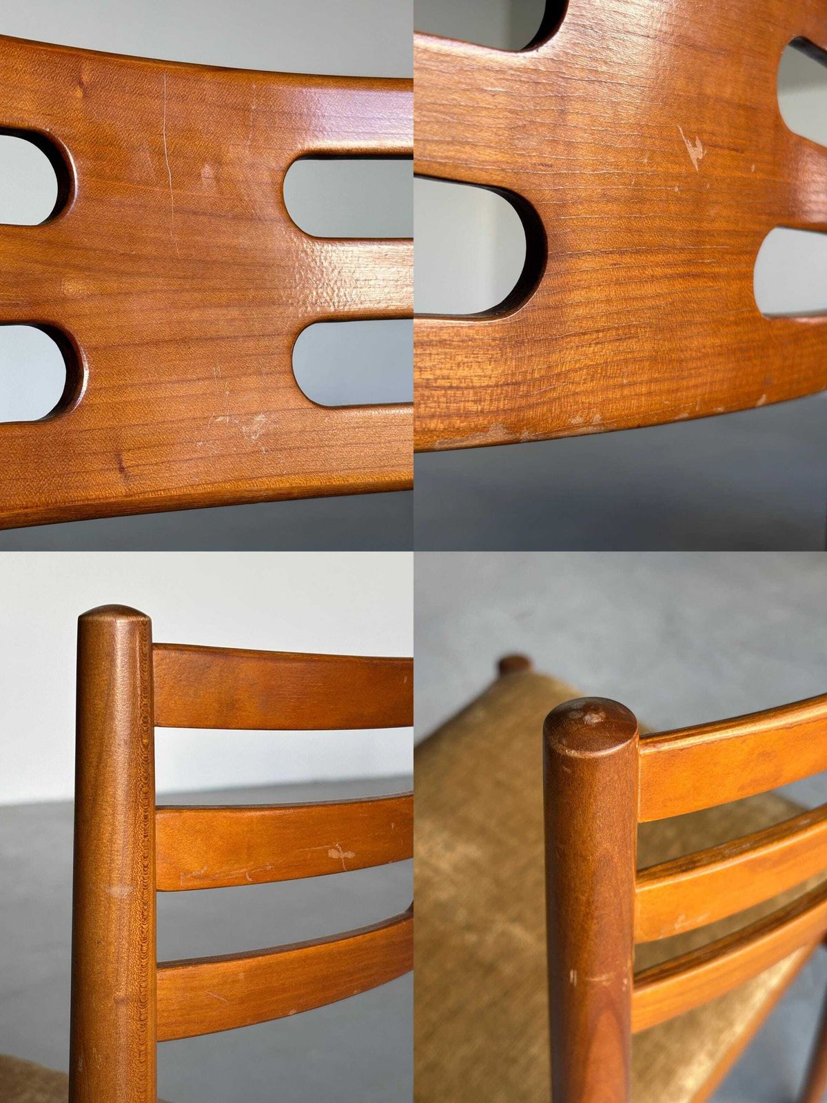 1218.0 Set Of 4 Danish Mid Century Dining Chairs In Teak Wood, Scandinavian Design, 1970s photo