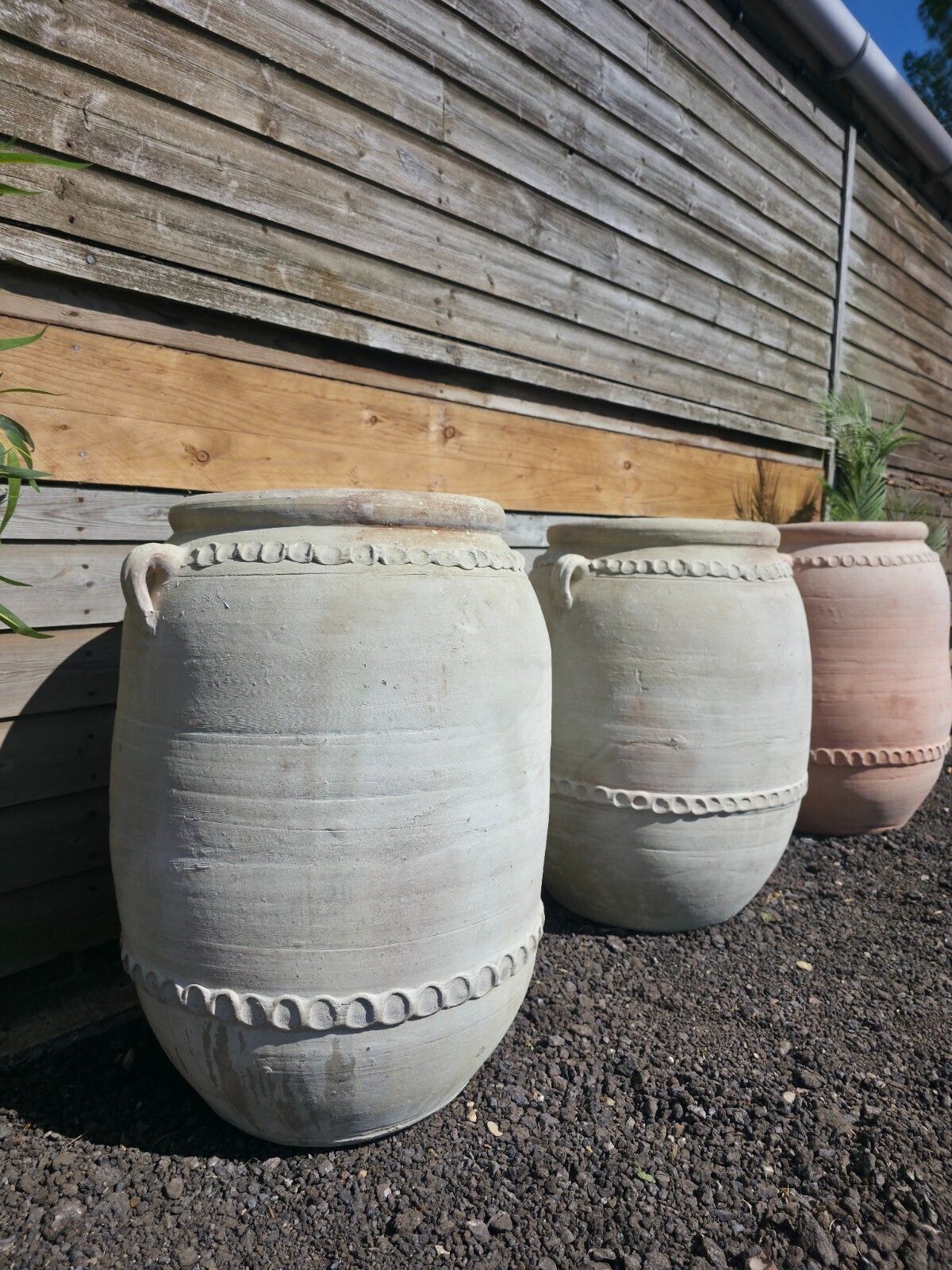 Large Rustic Mediterranean Terracotta Olive Tree Garden Plant Pot Planter Urn photo for sale