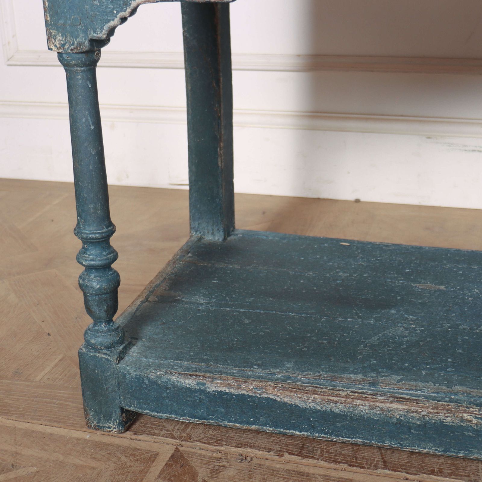 English Potboard Dresser Base, 1700s photo 4140.0