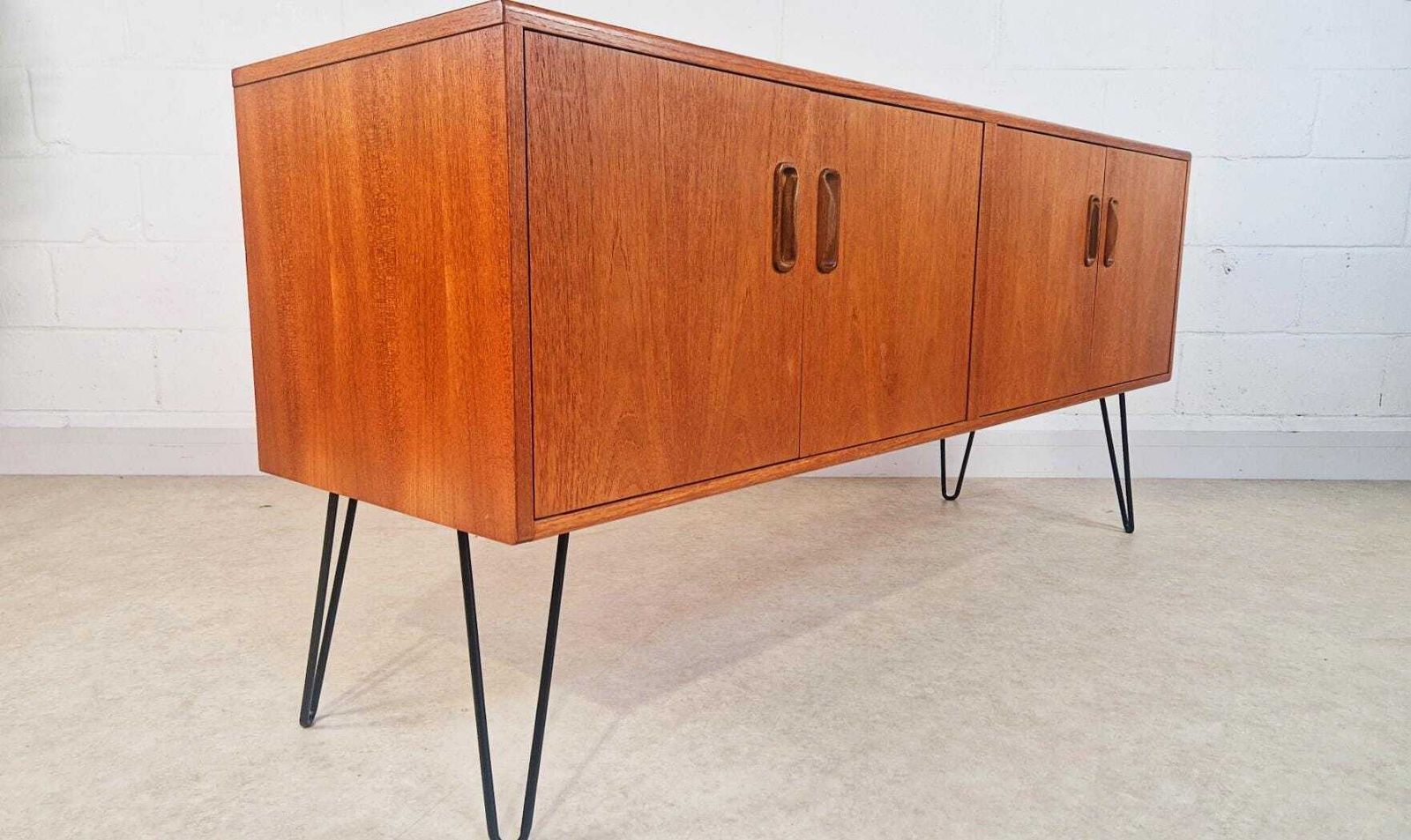 V.B Wilkins G Plan Fresco Red Label Vintage Mid Century Sideboard Buffet Credenza Pg128 photo for sale