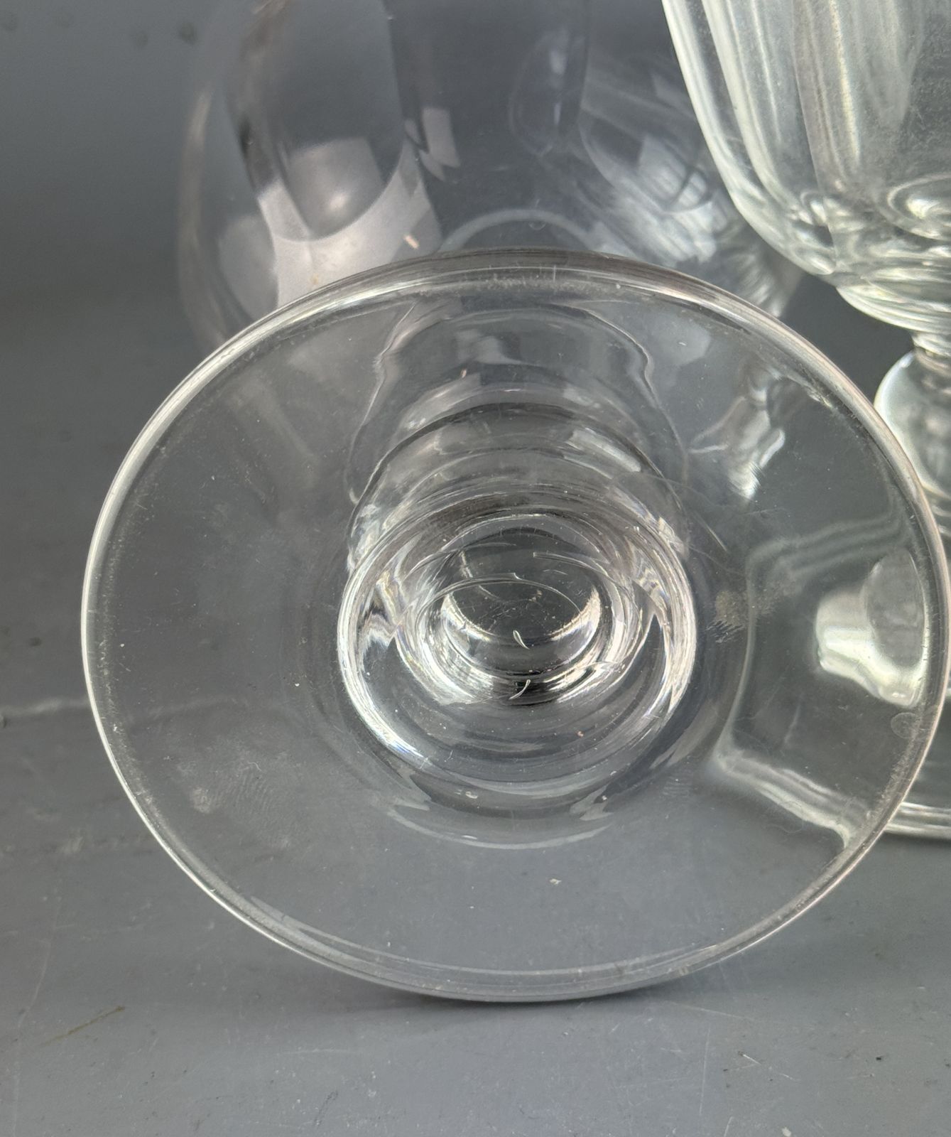 Large Pair Of Antique Cut Glass Wine Glasses Rummers Mid 19h Century photo furniture