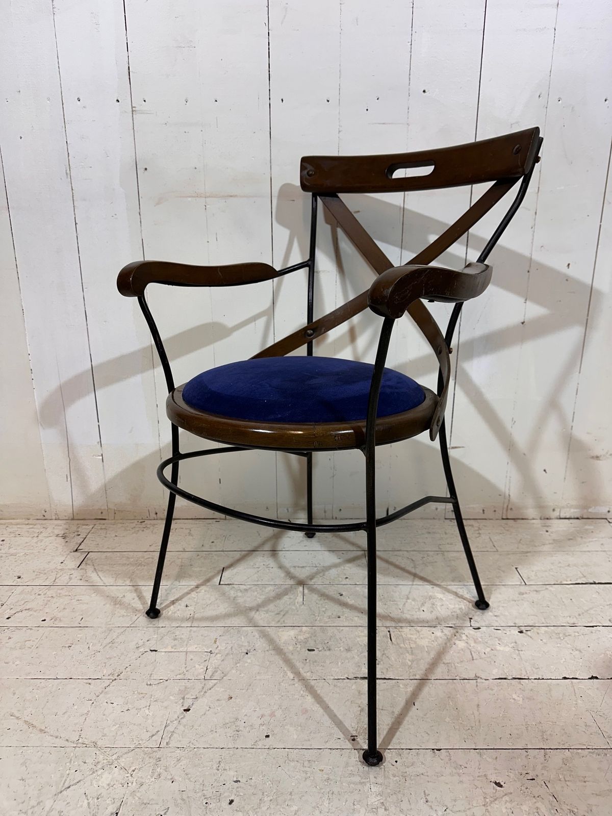 photo for sale Retro Cross Banded Bistro Chair By Andy Thornton