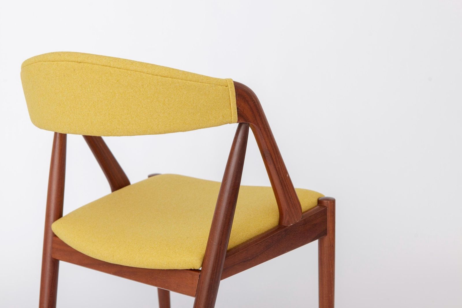 Kai Kristiansen Model 31 Chair, Schou Andersen 1960s, Danish Teak Dining Chair, Restored Upholstered, Mid Century Modern photo buy