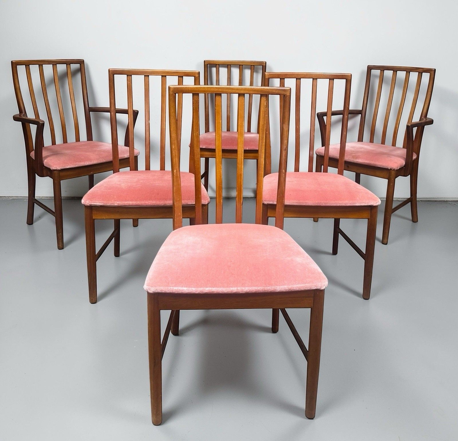 Set Of Six Teak Gordon Russell Dining Chairs Mid Century Retro C1960s