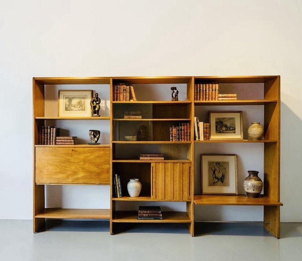 Hans Wegner Ry 100 Oak Shelving System Bookcase Mid Century C1960s Very Rare photo 4295.0