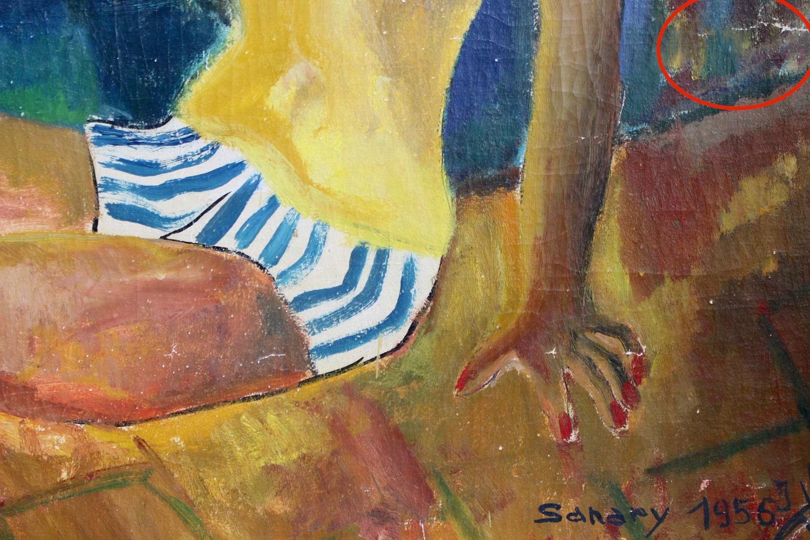 photo buy 'Jeaune Femme Au Port De Sanary', French School (1956)