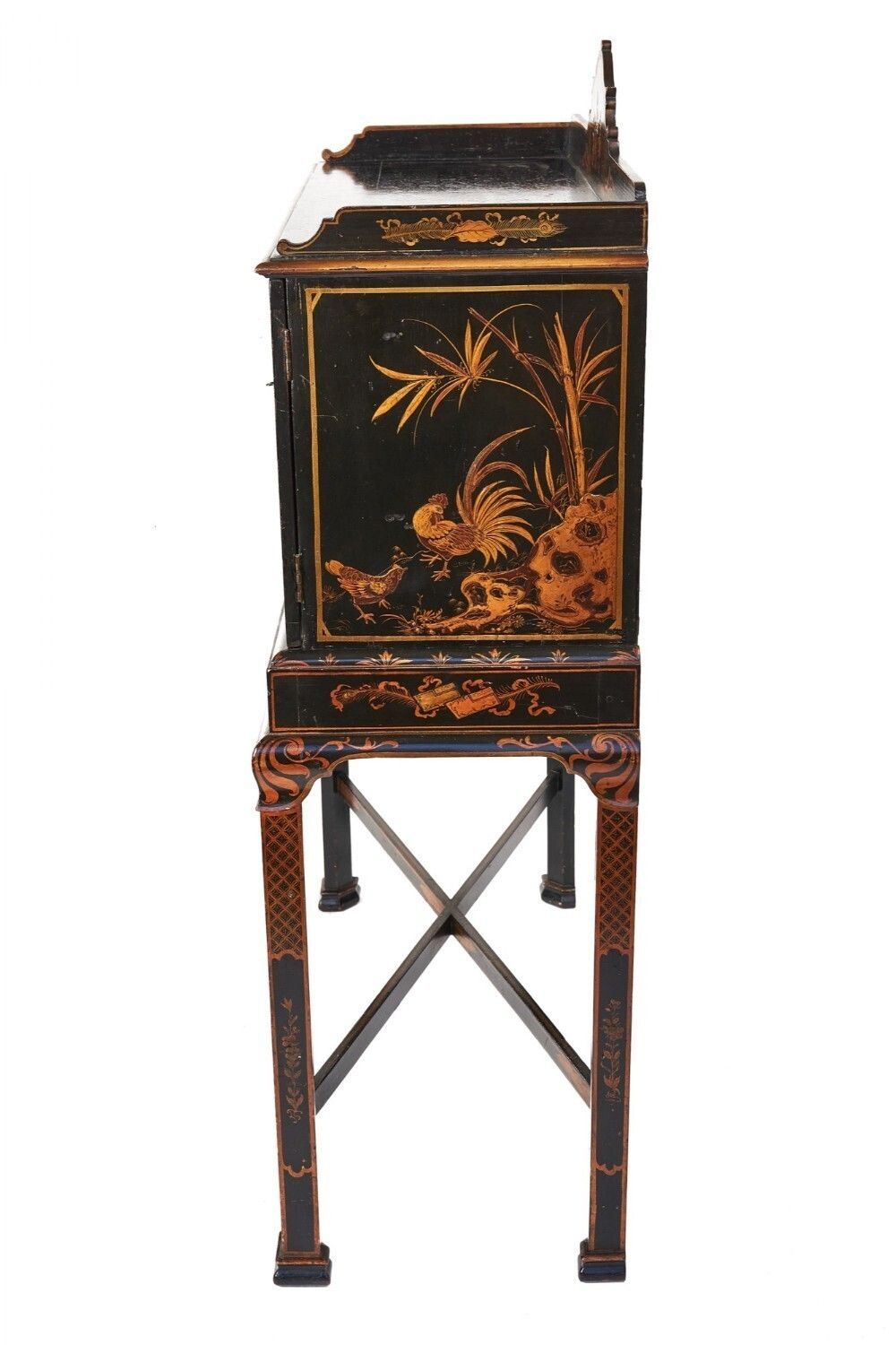 Fine Chinoiserie Decorated Fitted 8 Drawer Cabinet On Stand photo 2250.0