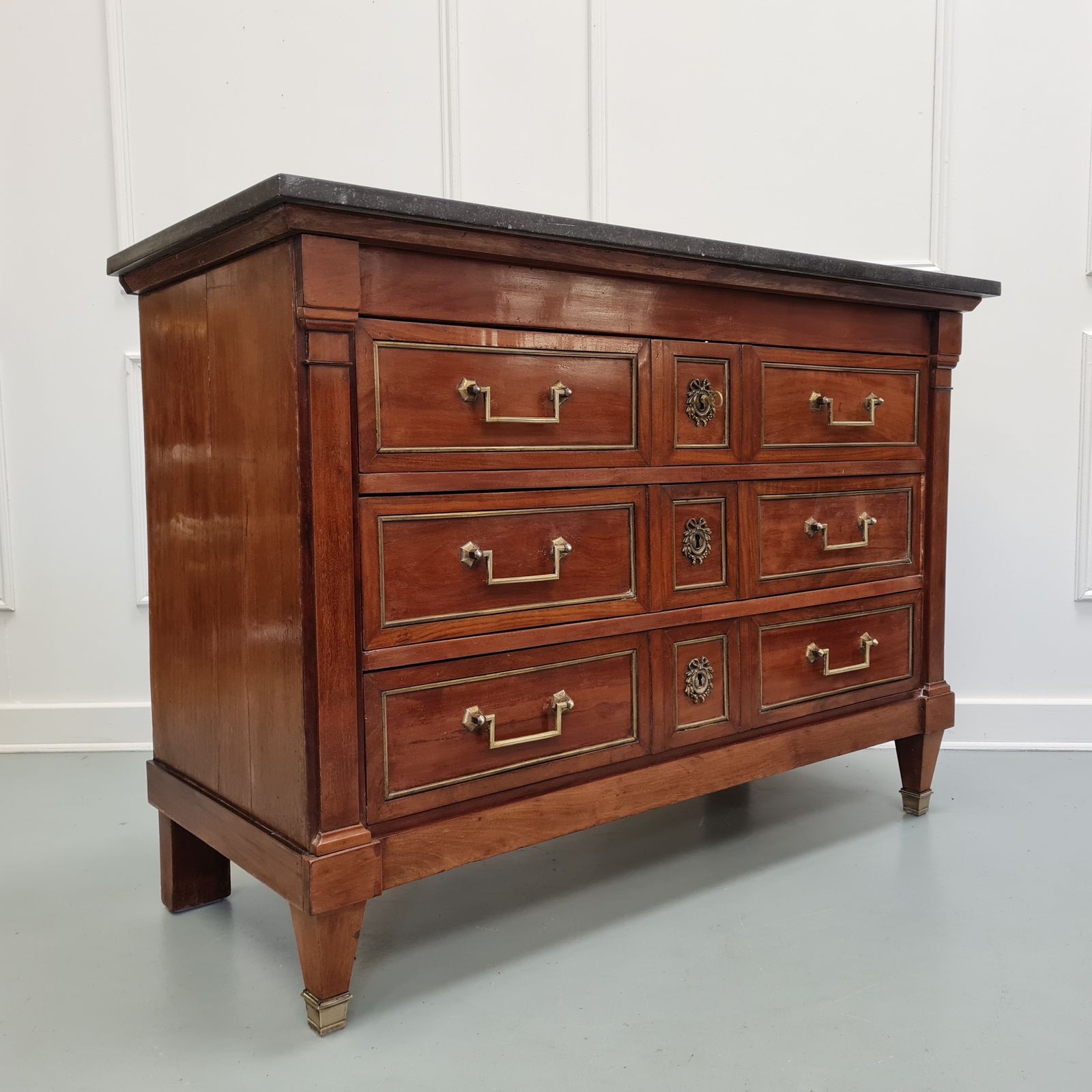 Antique French Empire Mahogany Commode C1820 Free Delivery Eng/Wales