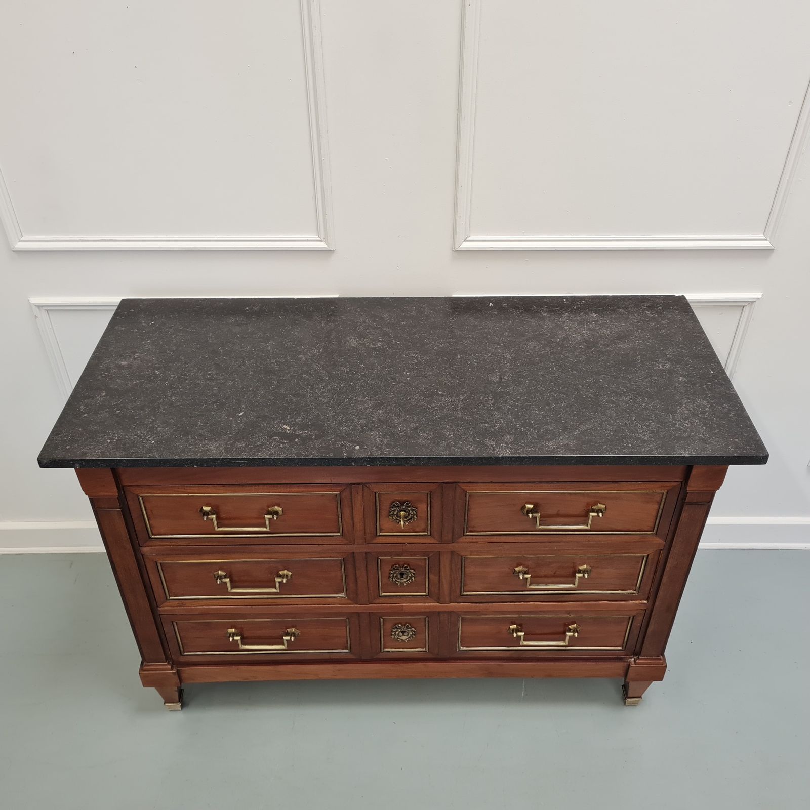 Antique French Empire Mahogany Commode C1820 Free Delivery Eng/Wales photo vinterior