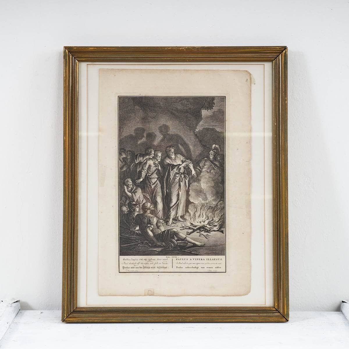 Evocative And Historical Scene Of St. Paul's Engraving