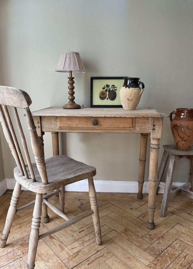 French Faux Bamboo Desk, 1930s