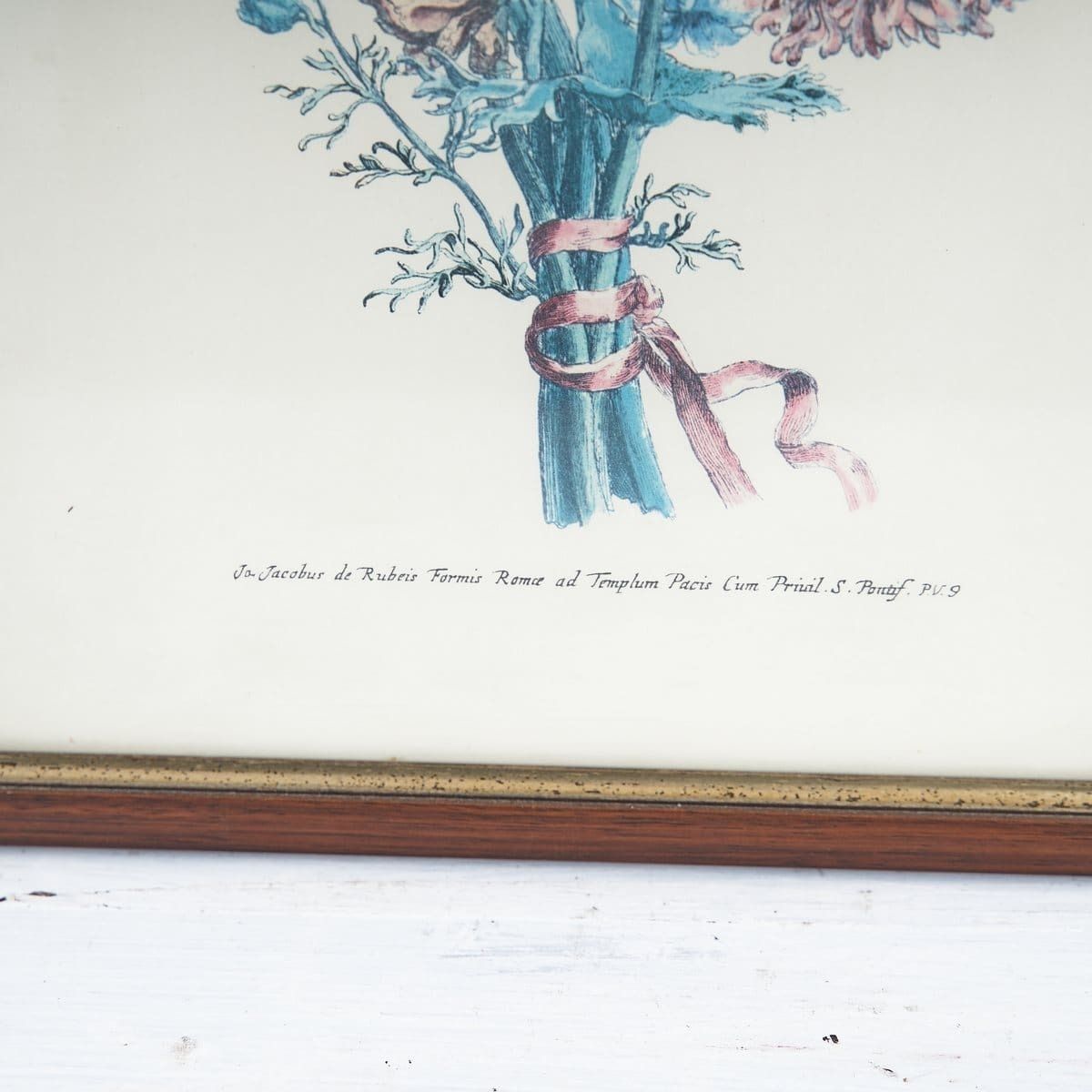 Vintage Botanical Art Flower Prints, 1930s photo furniture