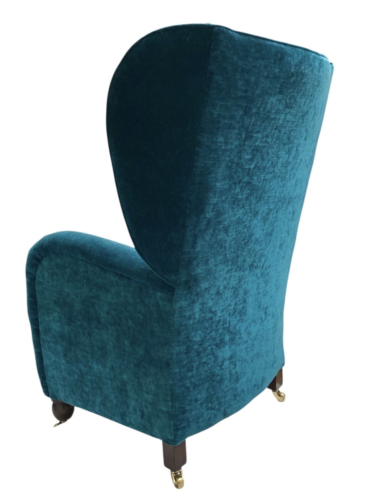 Small Art Deco Wing Back Recliner Rocking Chair (C.1930s, Attributed To Cintique / Firmback Works) Fully Restored photo 1850.0