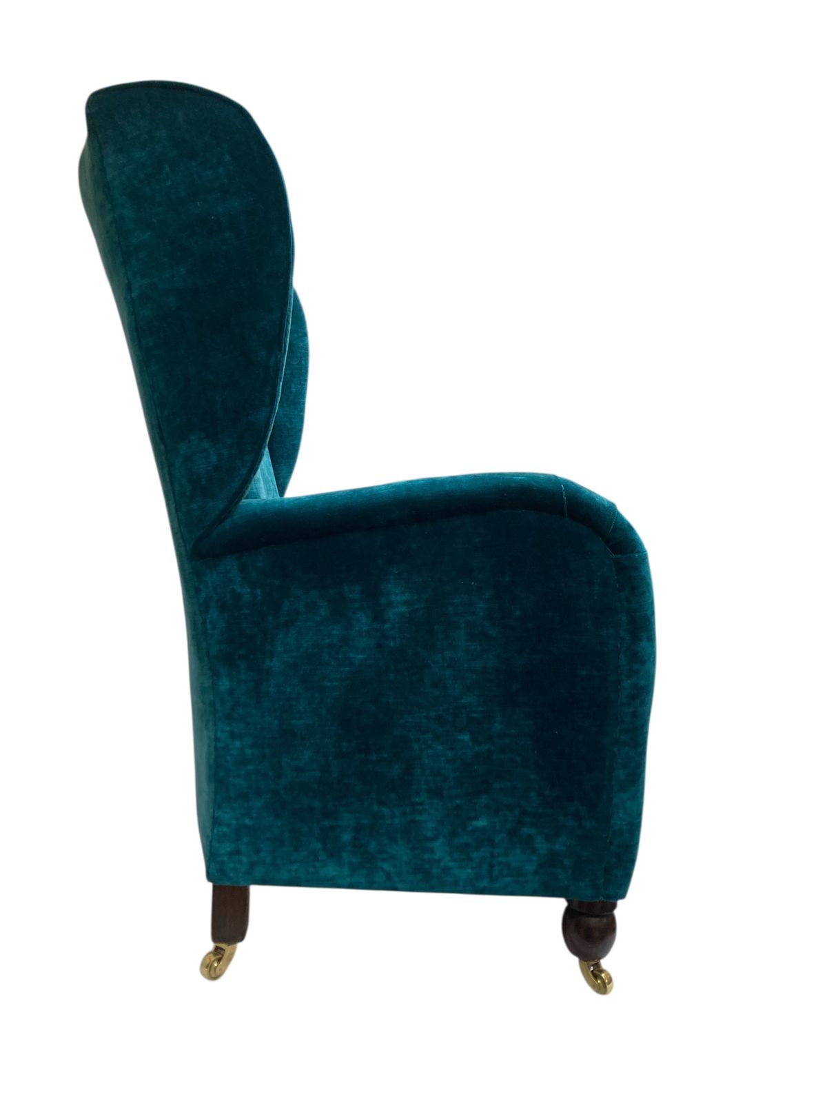 photo furniture Small Art Deco Wing Back Recliner Rocking Chair (C.1930s, Attributed To Cintique / Firmback Works) Fully Restored