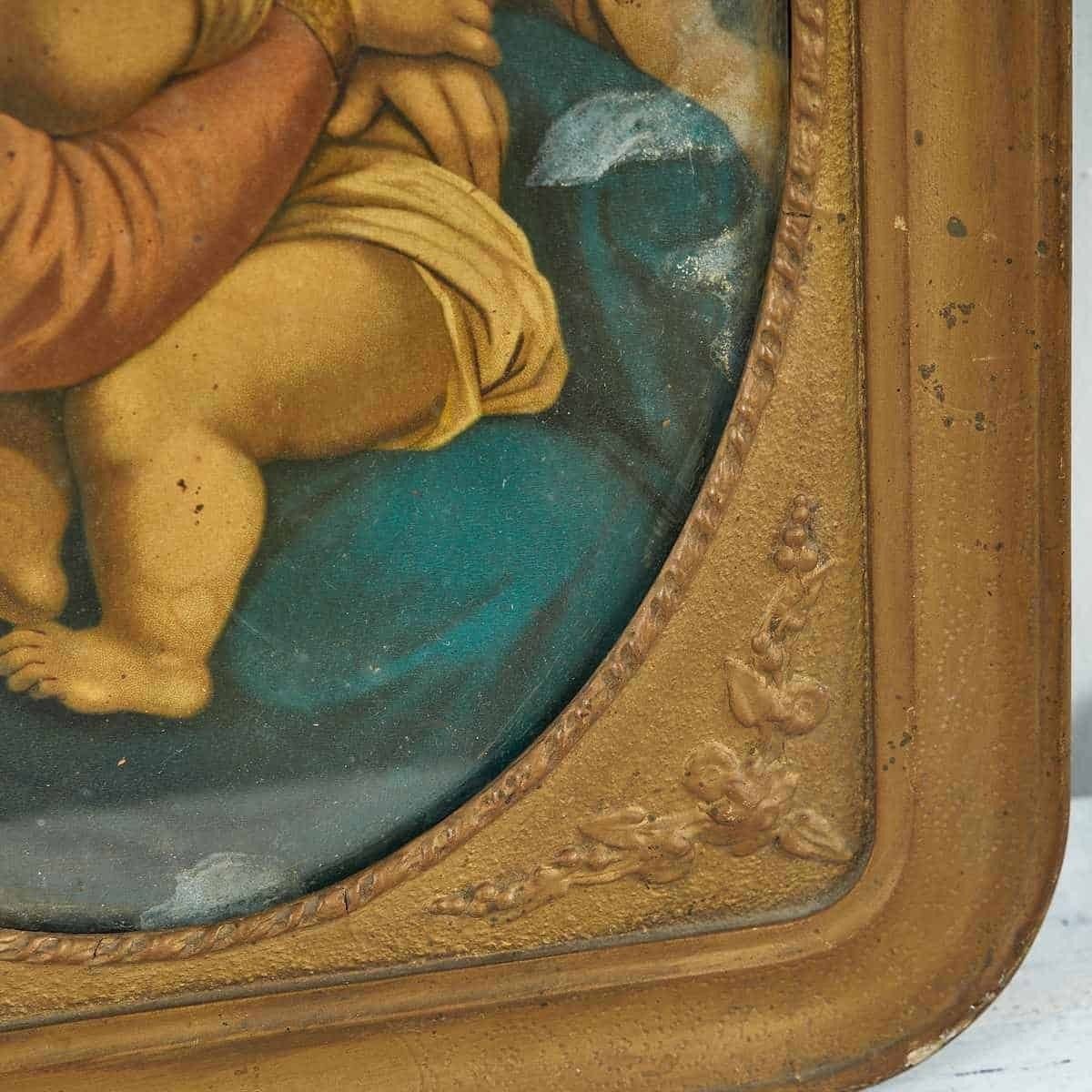 Reproduction Of The Madonna Of The Chair By Raphael Sanzio photo for sale