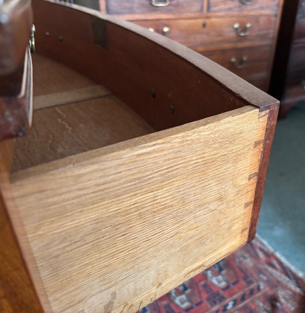 Fine Regency Mahogany Bow Front Chest Of Drawers photo buy