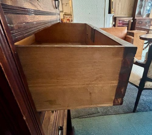Early 20th Century Mahogany Tall And Narrow Chest Of Drawers photo buy