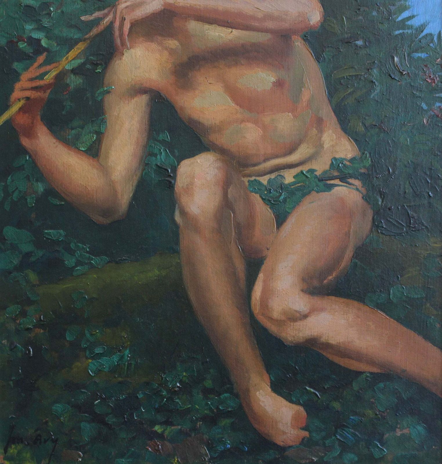 photo buy 'The Young Shepherd With Pan Pipe' By Joseph Marius Avy (Circa 1920s)