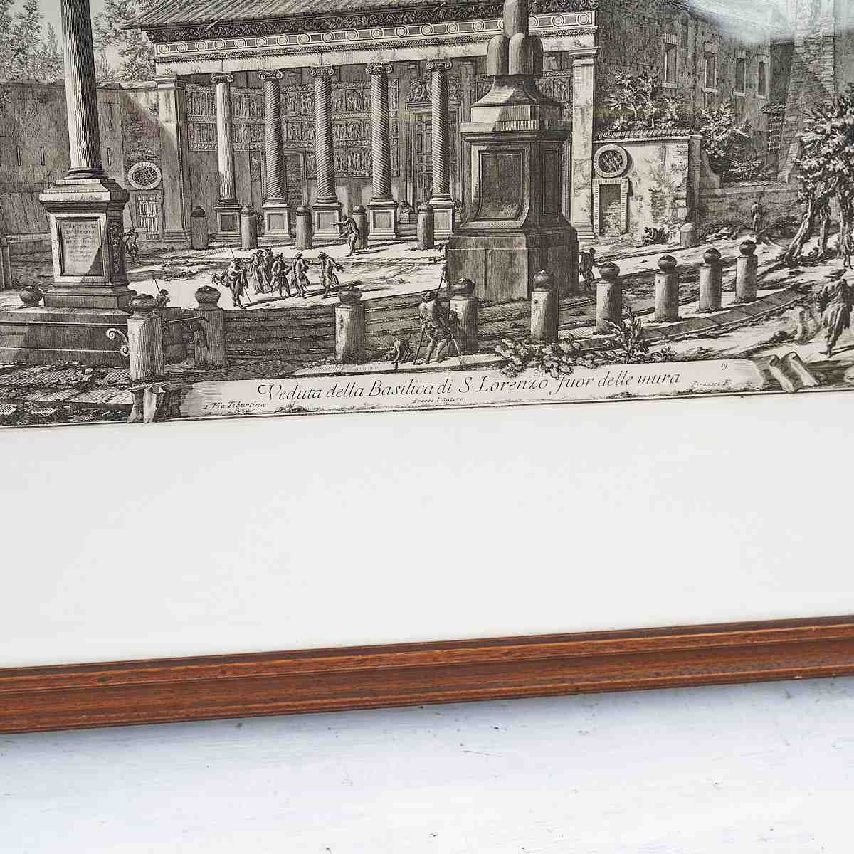 Historical Engraving Of St. Lawrence By Giovanni Battista Piranesi photo 355.0