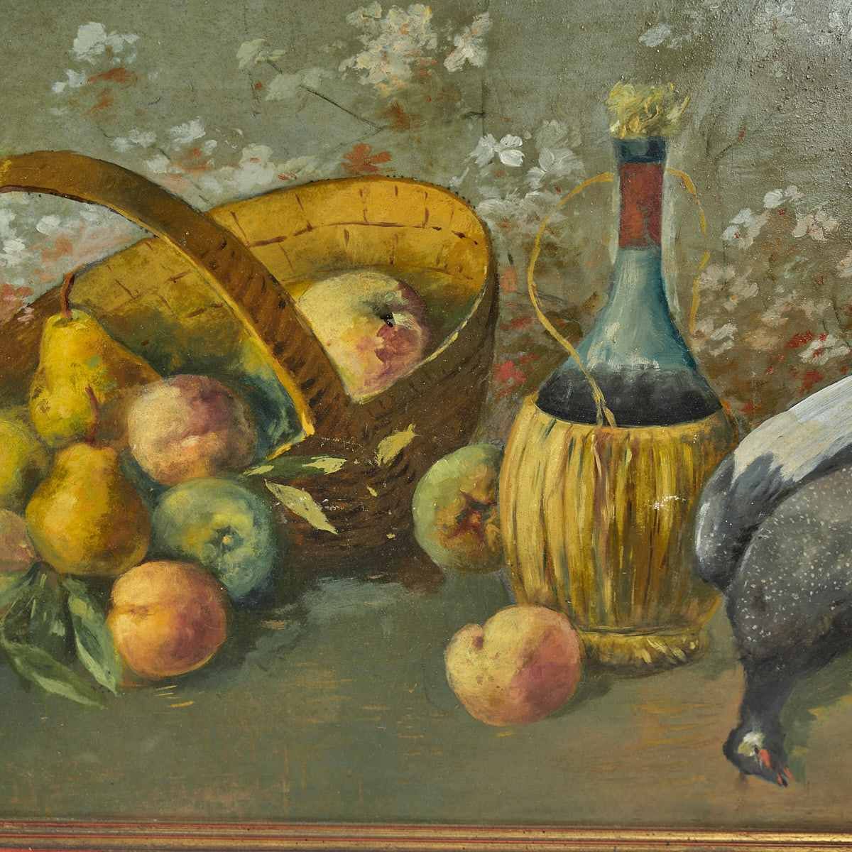Oil On Panel Magnificent Still Life Painting By L. Tassinari photo Art