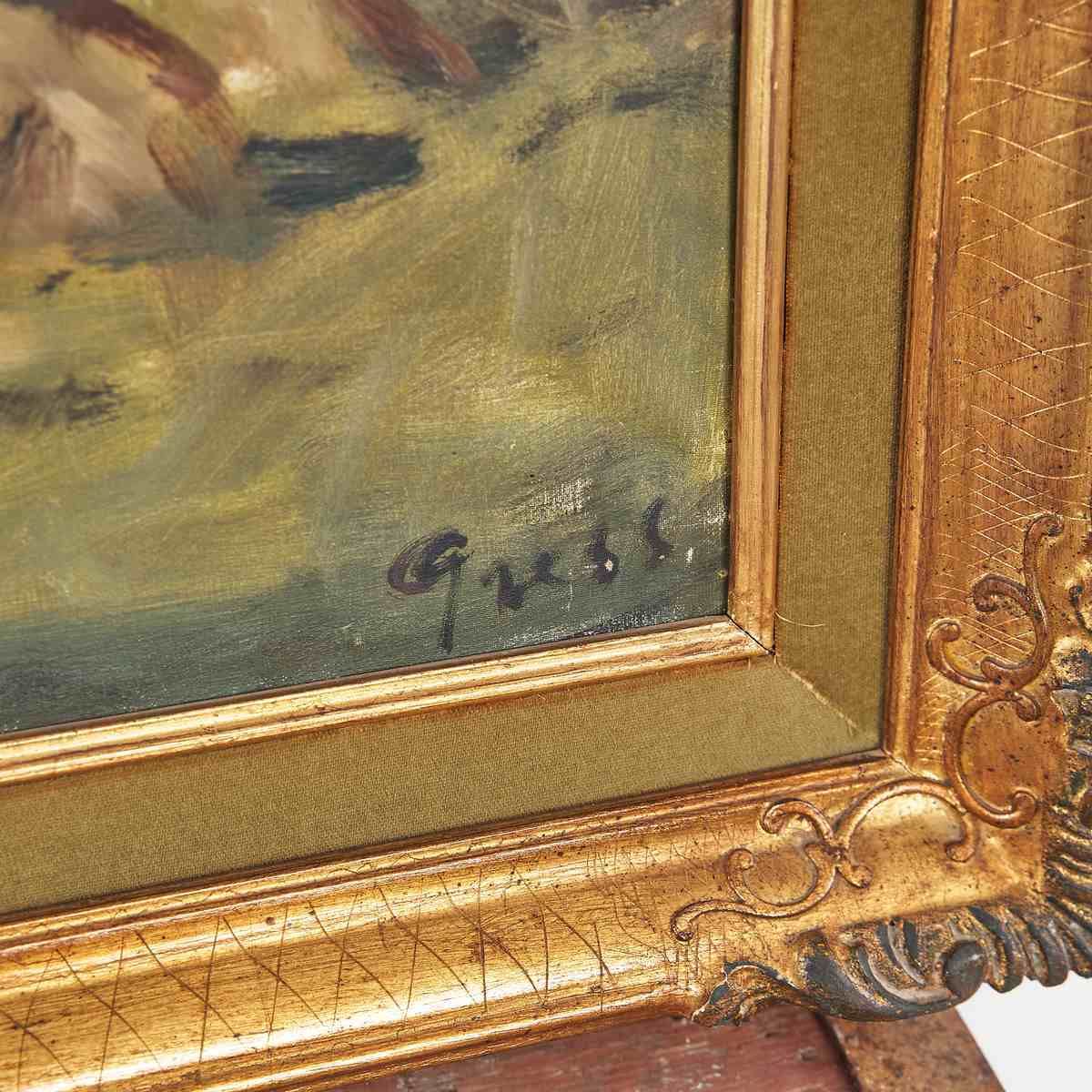Oil On Canvas Hay Harvest Unique Work Of Art By Juan Gress photo furniture